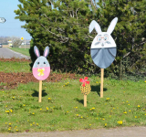 Des décorations de Pâques pour la première fois dans le village