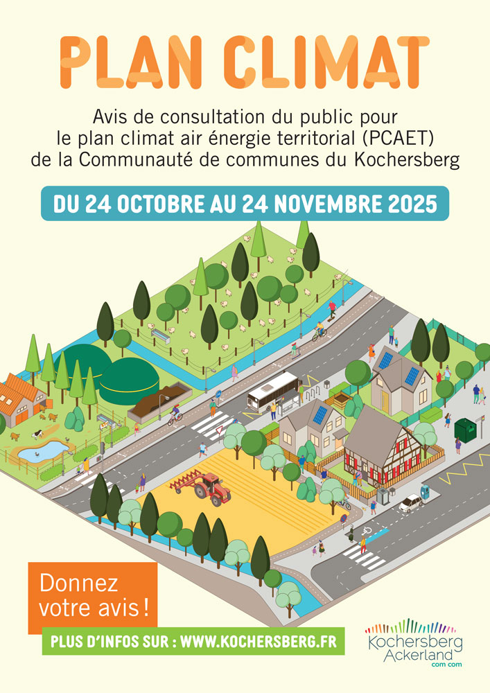 Consultation du Plan Climat (PCAET) de la ComCom Kochersberg Ackerland